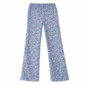 Btween Girls Floral Wide Leg Pants Size 7 Boho Spring